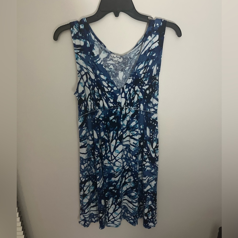Blue dress